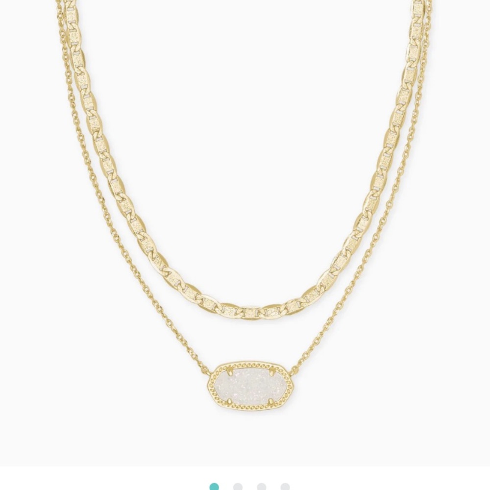 Kendra Scott Elisa Gold Multi Strand Necklace